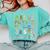 ABC Animals Alphabet Graphic Boys Girls Kindergarten Teacher Comfort Colors Sweatshirt Chalky Mint