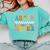 ABCD Kindergarten Rocks Back To School Teacher Kindergarten Comfort Colors Sweatshirt Chalky Mint