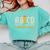 ABCD Kindergarten Rocks Pencil Lightning Students Teachers Comfort Colors Sweatshirt Chalky Mint