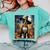 Aesthetic Halloween Boston Terrier Dog Witch Pumpkin For Men Women Kids Comfort Colors Sweatshirt Chalky Mint
