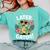 Alligator Later Gator Teacher Summer Last Day Fun Comfort Colors Sweatshirt Chalky Mint