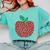 Apple Dot Pattern Art Teacher Appreciation Men Women Humor Comfort Colors Sweatshirt Chalky Mint Apple Dot Pattern Art Teacher Appreciation Men Women Humor Comfort Colors Sweatshirt Chalky Mint