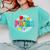 Back To School Para For Men Women Teacher Comfort Colors Sweatshirt Chalky Mint