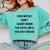 Back To School Teacher Outfit I Definitely Don't Count Down Holiday Break Lie Party Comfort Colors Sweatshirt Chalky Mint