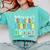 Battery Life Of Daycare Provider Childcare Teacher Comfort Colors Sweatshirt Chalky Mint