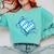 Bavarian Flag As Heart Blue Diamond Bavaria Comfort Colors Sweatshirt Chalky Mint
