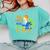 Beauty Teacher Take Chances Make Mistakes Get Messy Comfort Colors Sweatshirt Chalky Mint