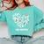 Believe In Yourself YOU MATTER Teachers Big Heart Comfort Colors Sweatshirt Chalky Mint