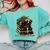 All Booked For Christmas Christmas Book Tree For Teacher For Men Women Kids Comfort Colors Sweatshirt Chalky Mint