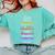 Books Reading English Teacher Student For Men Women Kids Comfort Colors Sweatshirt Chalky Mint
