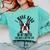 Bostie Mama Dog Dad Boston Terrier For Men Women Comfort Colors Sweatshirt Chalky Mint