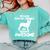 Boston Terrier Awesome Comfort Colors Sweatshirt Chalky Mint