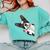 Boston Terrier Bostie Dog Kids Men Comfort Colors Sweatshirt Chalky Mint