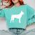 Boston Terrier Comfort Colors Sweatshirt Chalky Mint
