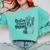 Boston Terrier Dog Bostie Mom Idea For Women Comfort Colors Sweatshirt Chalky Mint