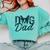 Boston Terrier Dog Dad Comfort Colors Sweatshirt Chalky Mint