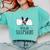 Boston Terrier Dog Lovers Sleepshirt Apparel Men Women Comfort Colors Sweatshirt Chalky Mint