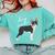 Boston Terrier Dog Mom Woman Women Comfort Colors Sweatshirt Chalky Mint