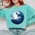 Boston Terrier Dog Moon Dog Mom Dad Women Men Dog Lovers Comfort Colors Sweatshirt Chalky Mint
