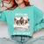 Boston Terrier Dog Official Sleepshirt Pajamas Nightgown Men Women Girls Kids Comfort Colors Sweatshirt Chalky Mint