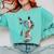 Boston Terrier Dog Graphic Pet Art Boston Terrier For Men Women Kids Comfort Colors Sweatshirt Chalky Mint