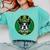 Boston Terrier Dog St Patricks Day Irish Pet Lover Men Women Kids Comfort Colors Sweatshirt Chalky Mint