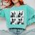 Boston Terrier Dogs With Sunglasses Photo Pets Meme Comfort Colors Sweatshirt Chalky Mint