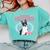 Boston Terrier Grandma Bostie Dog Owner Boston Terrier Men Women Comfort Colors Sweatshirt Chalky Mint