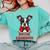 Boston Terrier Grandma Dog Lovers Puppy Bostie Owner Comfort Colors Sweatshirt Chalky Mint