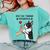 Boston Terrier Grandma Mother's Day Dog Mom Comfort Colors Sweatshirt Chalky Mint