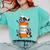 Boston Terrier Happy Pills T-Shirt Comfort Colors Sweatshirt Chalky Mint