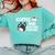 Boston Terrier Lover Coffee And Boston Terriers Comfort Colors Sweatshirt Chalky Mint