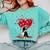 Boston Terrier Lover Heart Shape Boston Terrier Valentine Comfort Colors Sweatshirt Chalky Mint