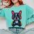 Boston Terrier Lovers Gaming Headphones Boston Terrier Comfort Colors Sweatshirt Chalky Mint