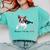 Boston Terrier Mom Bandana Boston Terrier Dog Comfort Colors Sweatshirt Chalky Mint