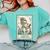 Boston Terrier Mom Skeleton Tarot Card Witch Vibes Dog Mom Comfort Colors Sweatshirt Chalky Mint