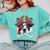 Boston Terrier Pirate T Shirt Jolly Roger Crossbones Skull Comfort Colors Sweatshirt Chalky Mint