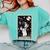 Boston Terrier Tarot Card Star With The Moon Men Women Kids Comfort Colors Sweatshirt Chalky Mint