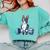 Boston Terrier Weightlifting Deadlift Men Fitness Gym Comfort Colors Sweatshirt Chalky Mint
