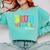 Bruh We Back Teacher First Day Of School Back To School Comfort Colors Sweatshirt Chalky Mint