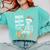 Bruh The Math Ain't Mathin' Show Your Work Halloween Teacher Comfort Colors Sweatshirt Chalky Mint