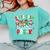 All Is Calm Just Kidding This Is Pre-K Christmas Teacher Comfort Colors Sweatshirt Chalky Mint All Is Calm Just Kidding This Is Pre-K Christmas Teacher Comfort Colors Sweatshirt Chalky Mint