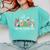 All Is Calm Said No Teacher Ever Teacher Christmas Comfort Colors Sweatshirt Chalky Mint All Is Calm Said No Teacher Ever Teacher Christmas Comfort Colors Sweatshirt Chalky Mint