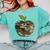 Camo Apple Camouflage Clothing School Student Camo Teacher Men Women Kids Comfort Colors Sweatshirt Chalky Mint