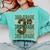 Camo Team 3rd Grade Squad Back To School Teacher Kids Boys Comfort Colors Sweatshirt Chalky Mint
