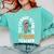 You Cannot Scare Me Im A Teacher 1st Grade Halloween Teacher Men Women Kids Comfort Colors Sweatshirt Chalky Mint