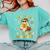 You Can't Scare Me I'm A School Teachers Assistant Halloween Comfort Colors Sweatshirt Chalky Mint
