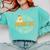 You Can't Scare Me I Teach 2nd Grade Teacher Halloween Ghost Comfort Colors Sweatshirt Chalky Mint