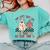 You Can't Scare Me I Teach Middle School Halloween Teacher Comfort Colors Sweatshirt Chalky Mint