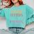 Capital Letters And Periods Bruh Bruh Teacher Women Comfort Colors Sweatshirt Chalky Mint